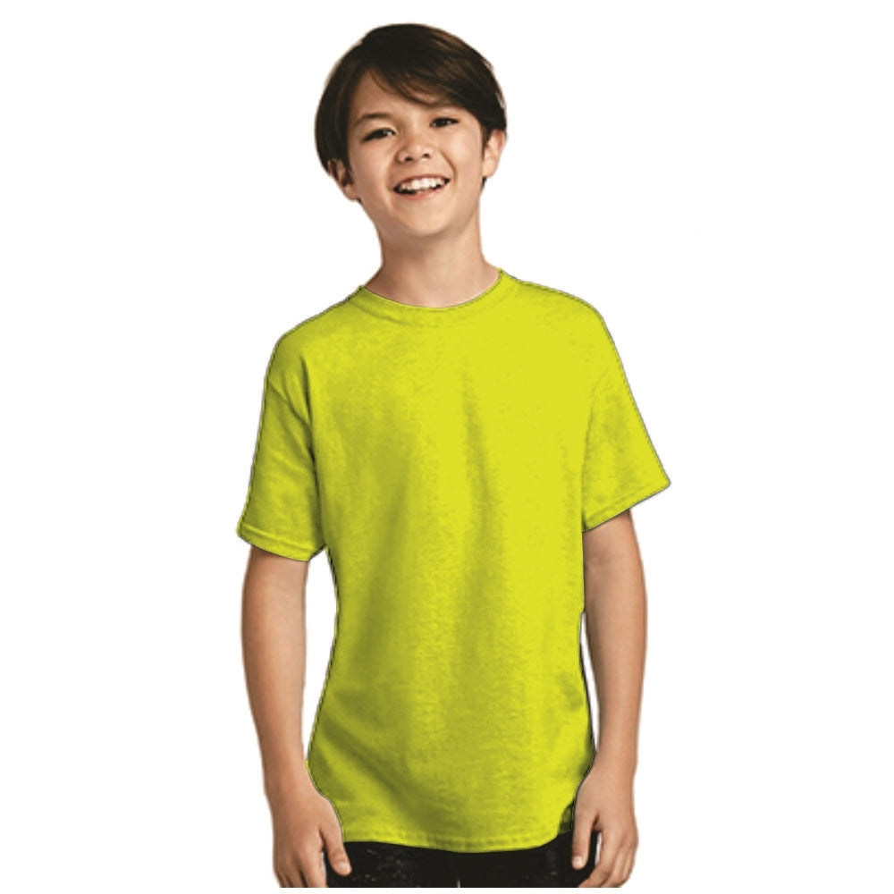 Playera Juvenil - Gildan Heavycotton 100% Algodón Manga Corta