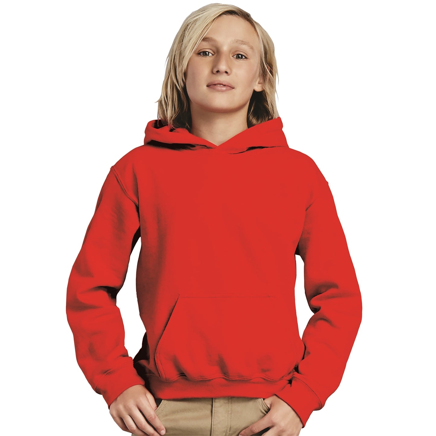 Sudadera Juvenil Hoodie - Gildan Basica con capucha