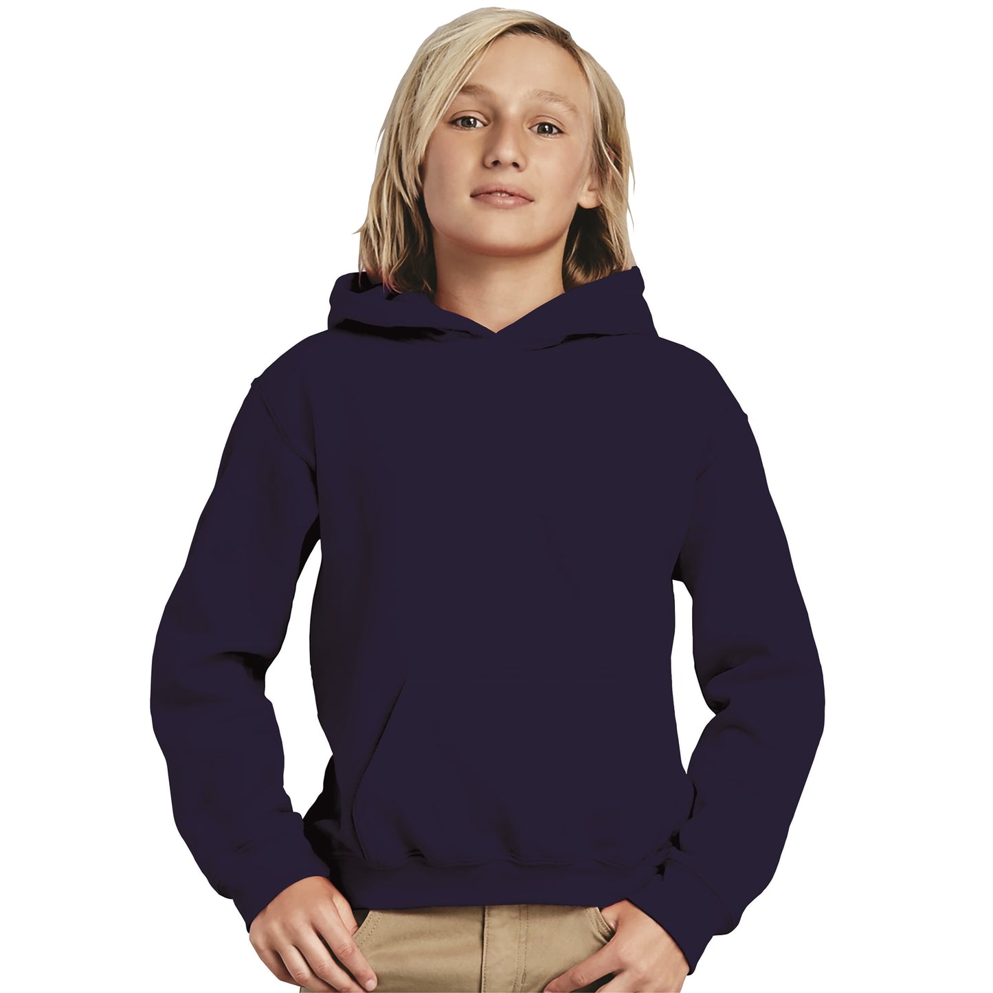 Sudadera Juvenil Hoodie - Gildan Basica con capucha