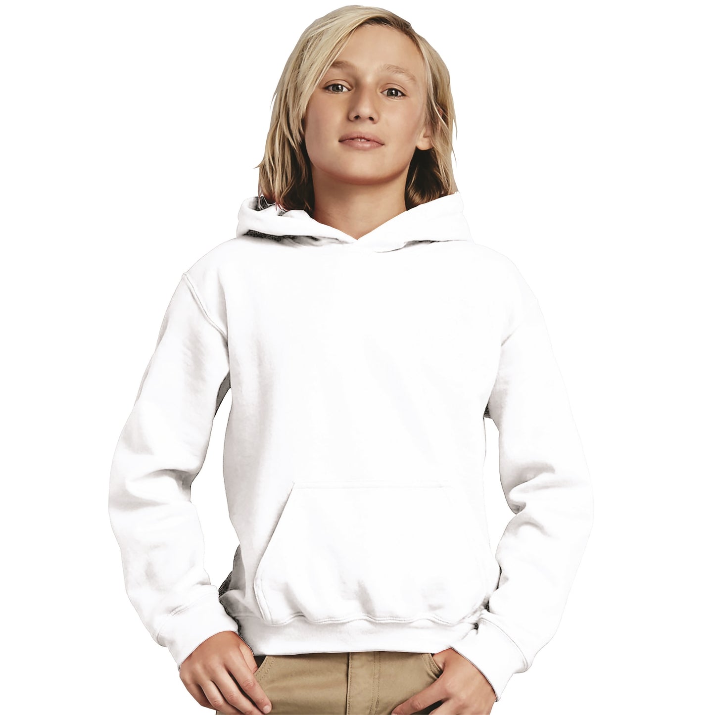 Sudadera Juvenil Hoodie - Gildan Basica con capucha