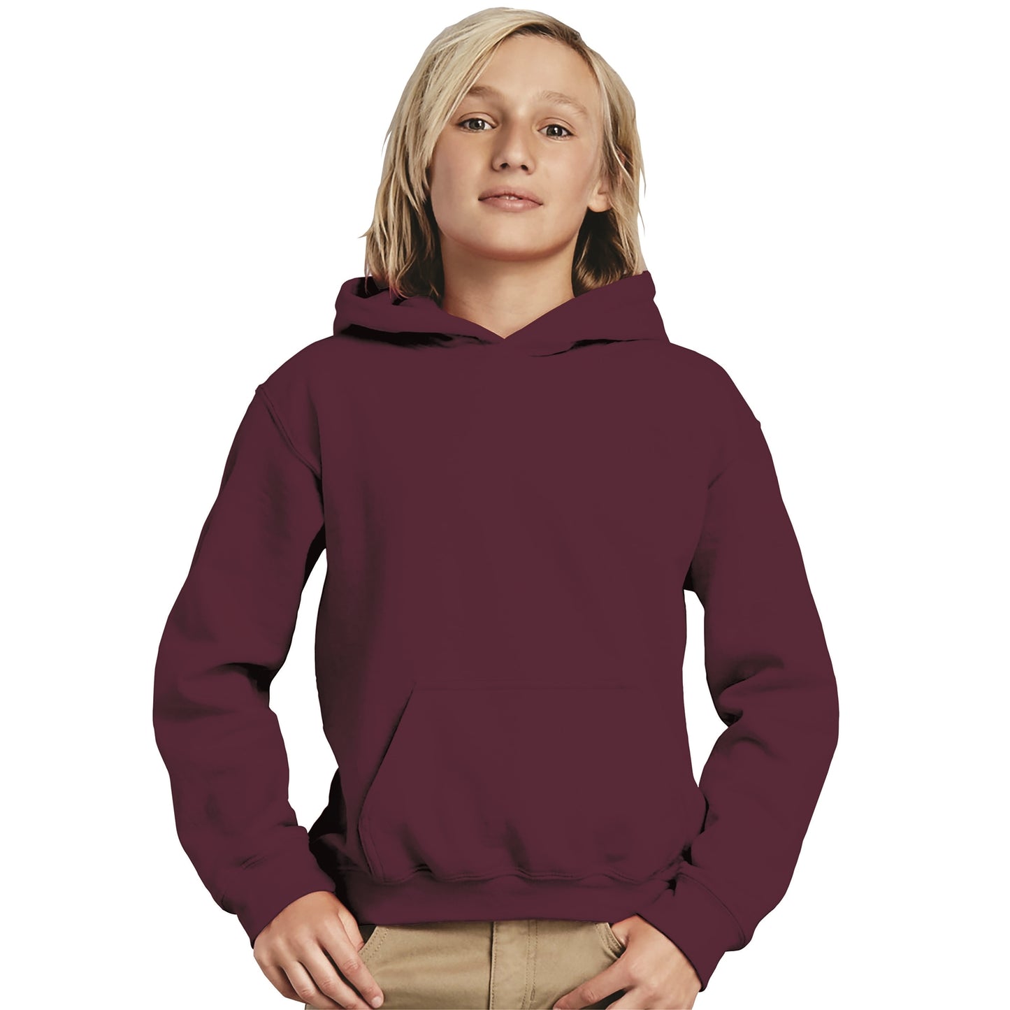 Sudadera Juvenil Hoodie - Gildan Basica con capucha