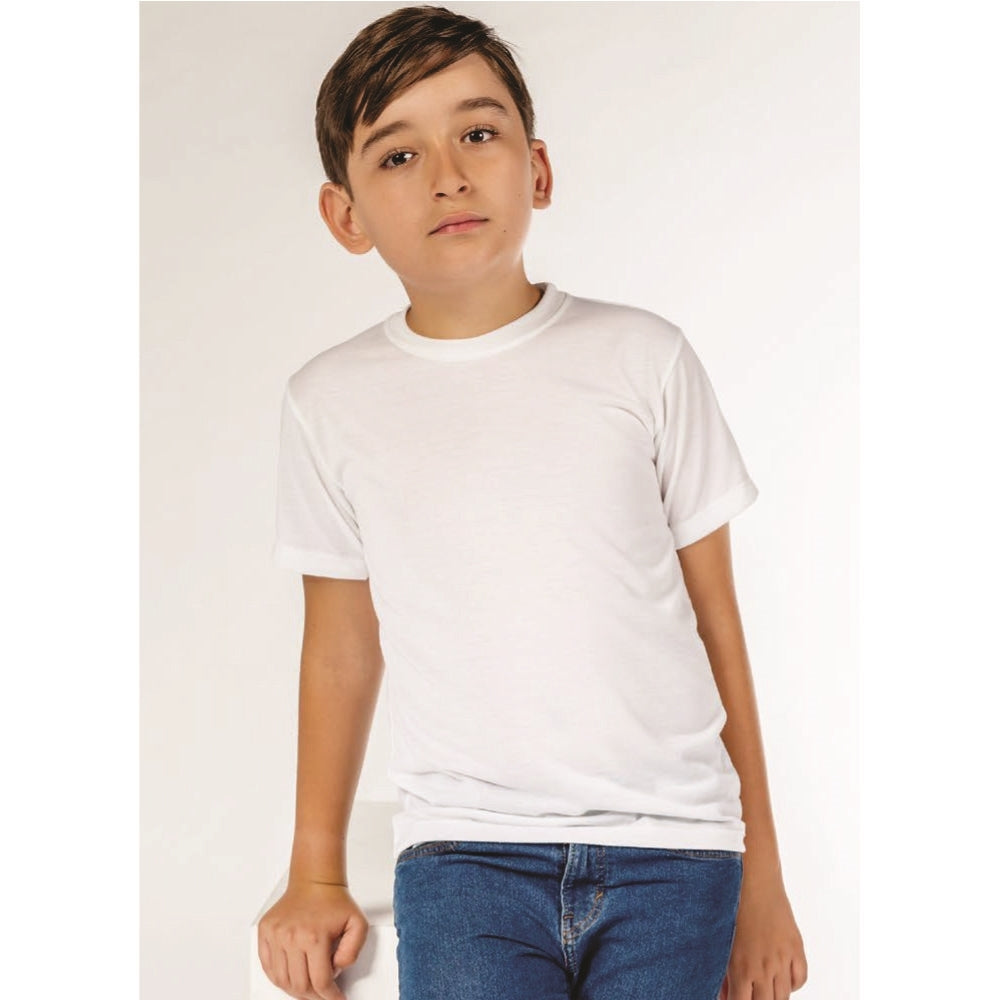 Playera Niño - 100% Poliester Sublimable