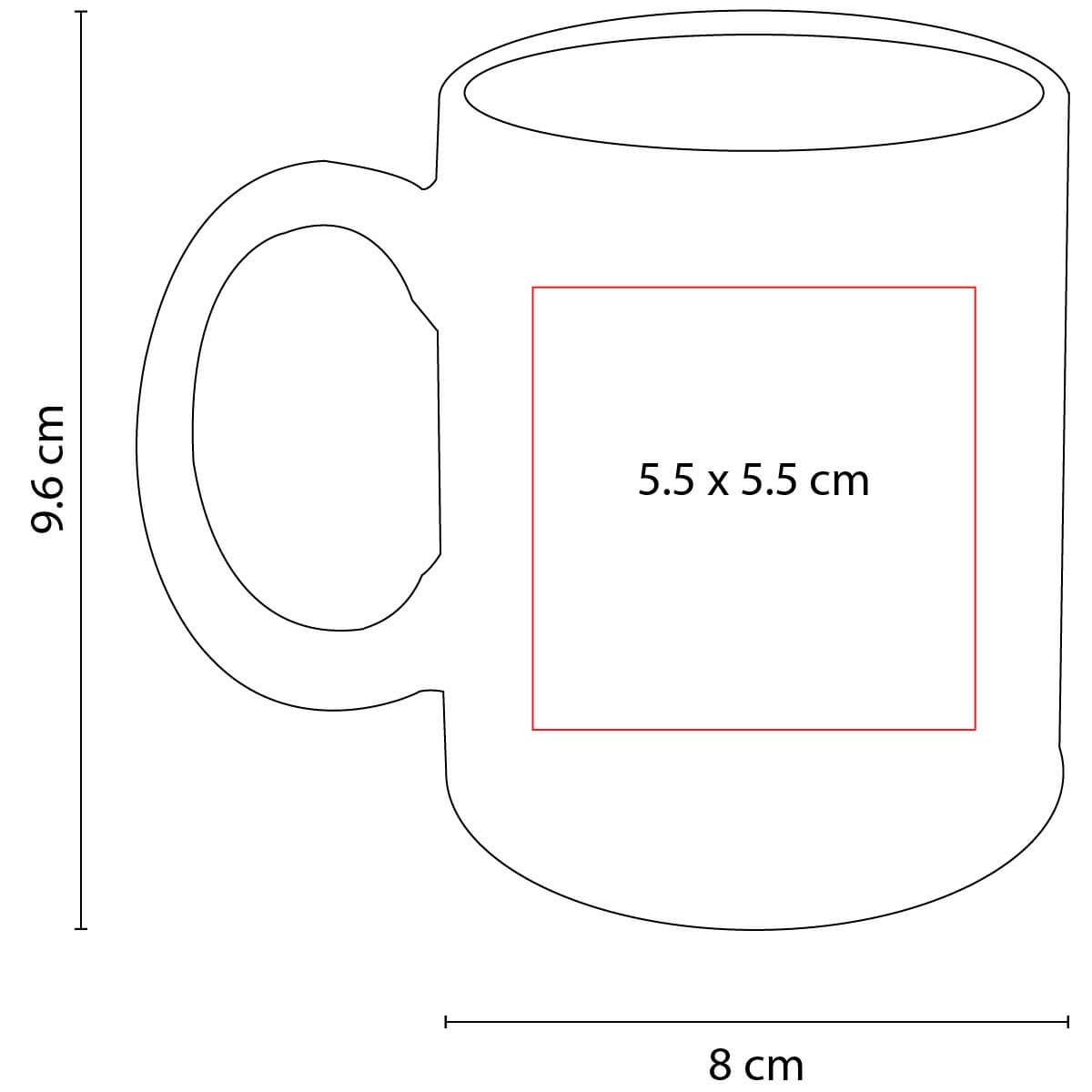 Taza - Para sublimar Frisia