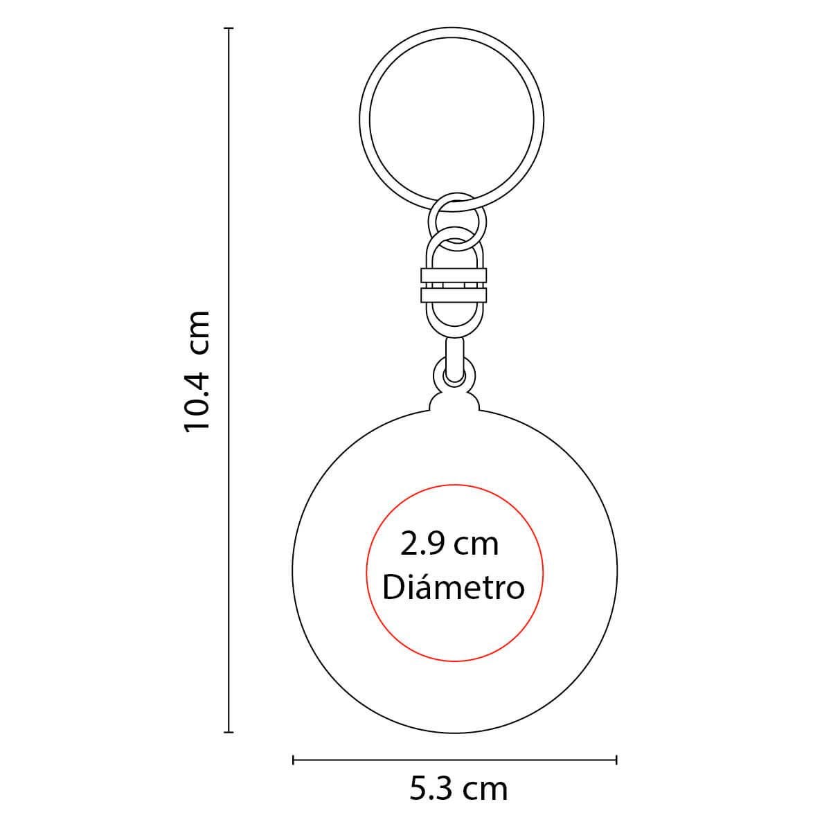 Llavero - Flexómetro Wheel