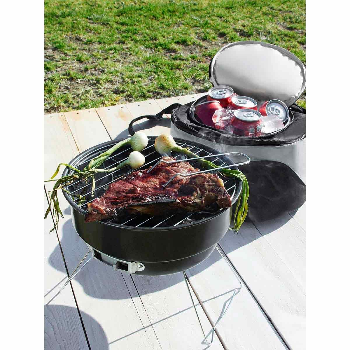 Asador con Hielera - Camping