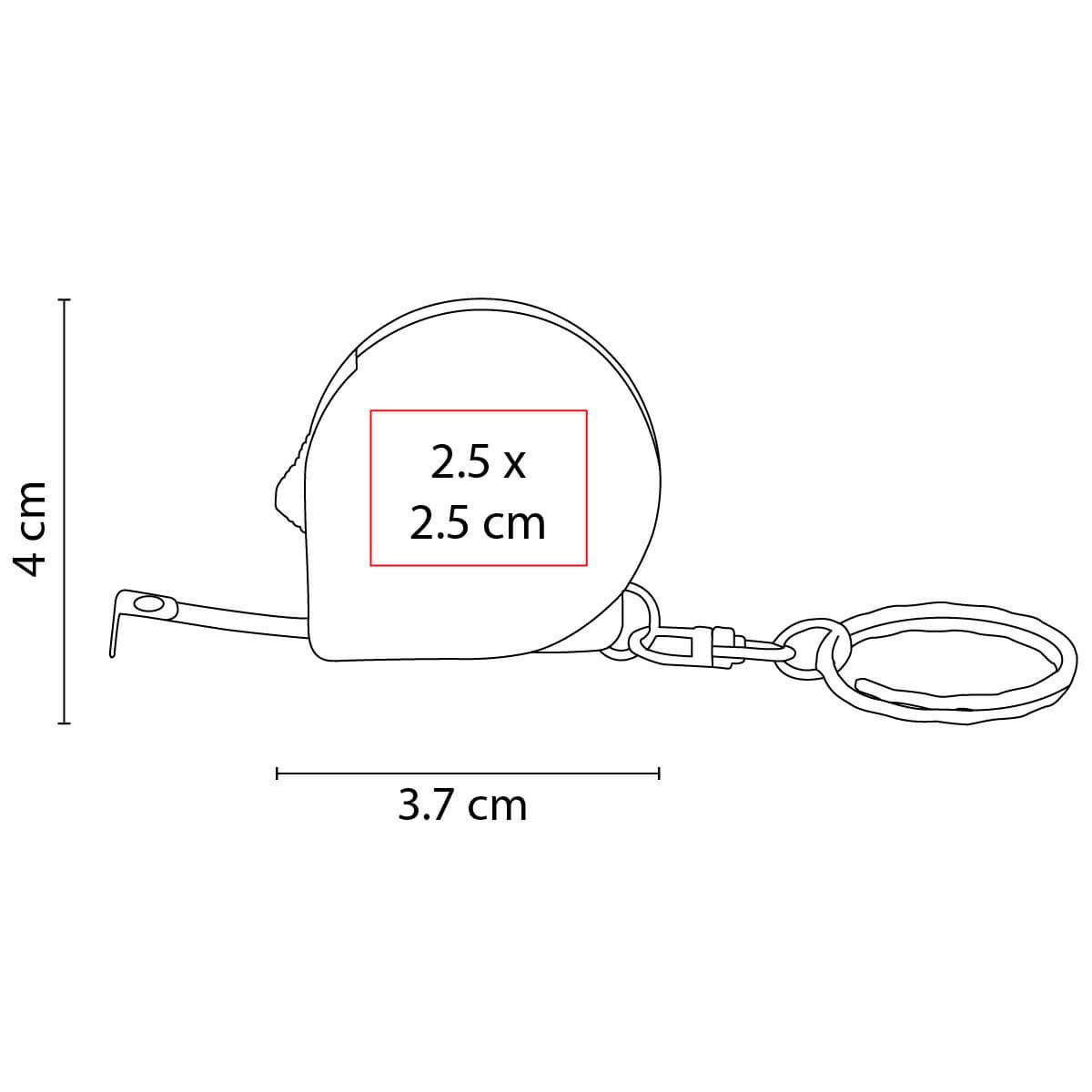 Llavero - Flexómetro Measure