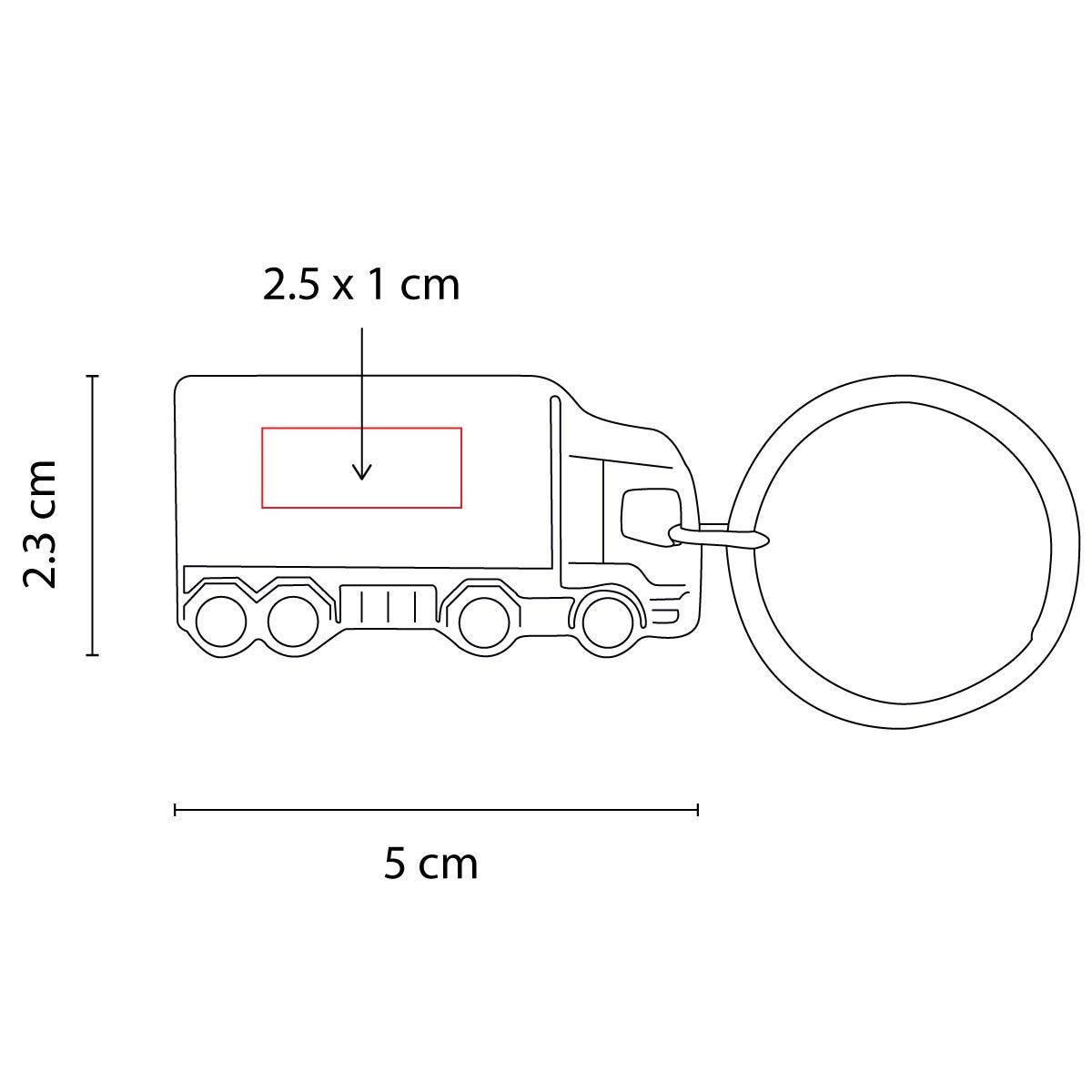 Llavero - Camion Etretria